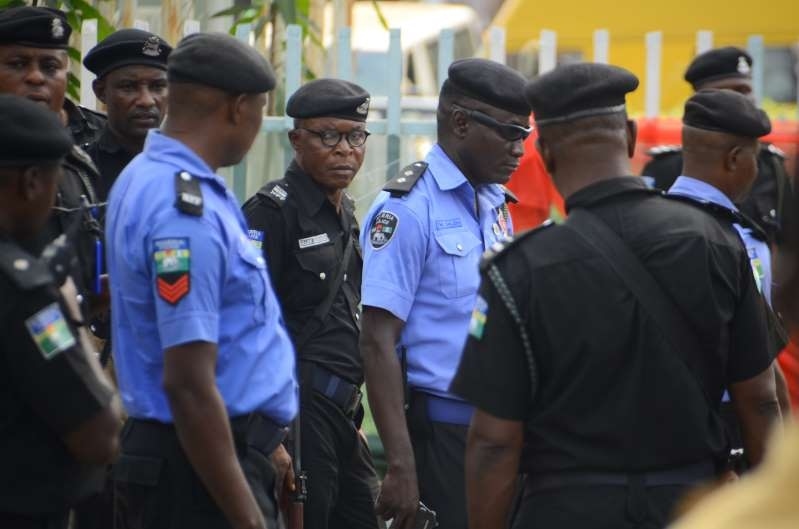 Men of the Nigerian Police force