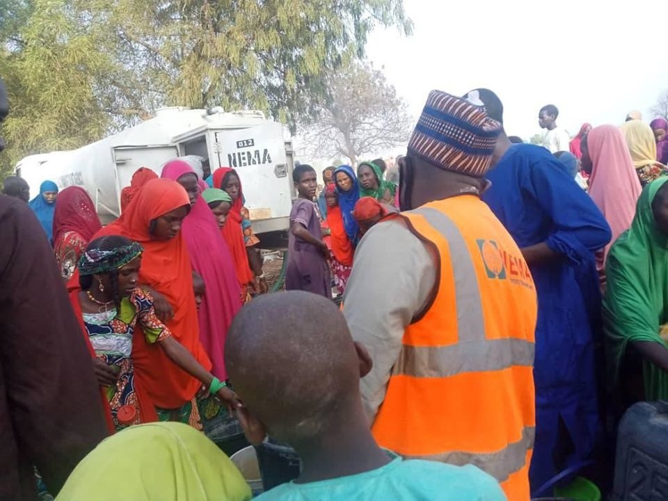 One dead as fire razes IDP camp in Borno